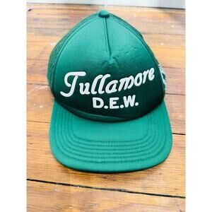 TULLAMORE D.E.W. Dew Green Irish Whiskey SnapBack Adjustable Strap Cap